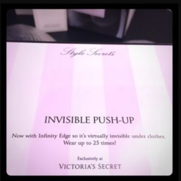 VS push up INVISIBLE BRA STICKY STRAPLESS reasonable offers accepted - Picture 3 of 5